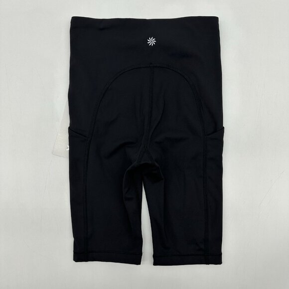Athleta Ultimate Stash 9” Inseam Women's Size XXS Black Stretch Bike Shorts NWT - Picture 10 of 14